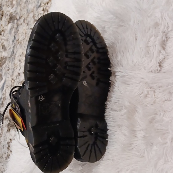 Dr. Martens Safety Toe Heavy Industrial Slip Resistant Boots Shoes Black Pebbled - Picture 15 of 15